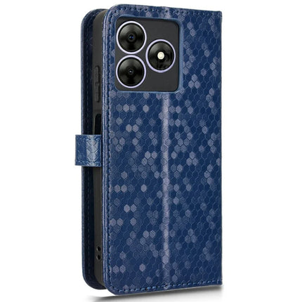 PU Leather Case For Blackview Wave 8  /  Wave 8C  /  Oscal Flat 2 Wallet Dot Pattern Imprint Phone Cover