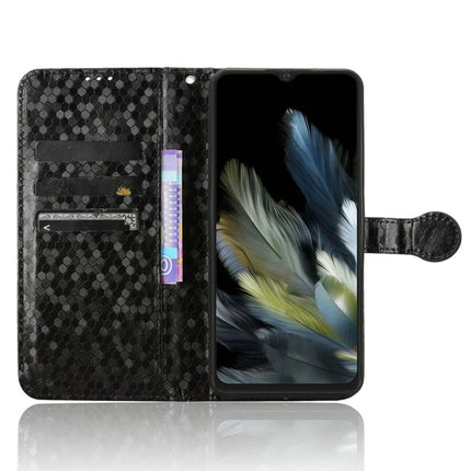 PU Leather Case For Blackview Wave 8  /  Wave 8C  /  Oscal Flat 2 Wallet Dot Pattern Imprint Phone Cover