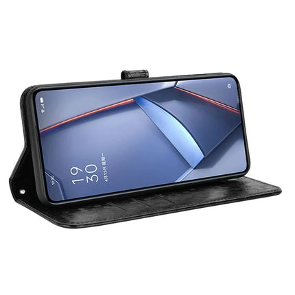 PU Leather Case For Blackview Wave 8  /  Wave 8C  /  Oscal Flat 2 Wallet Dot Pattern Imprint Phone Cover