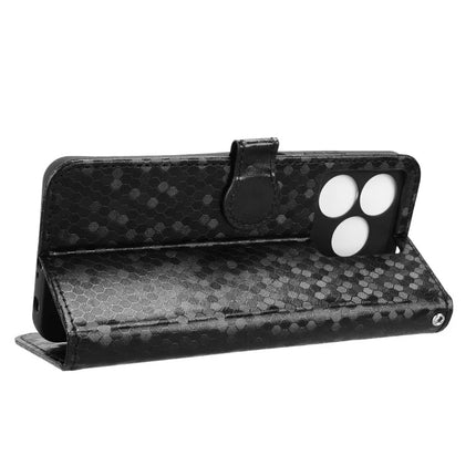 PU Leather Case For Blackview Wave 8  /  Wave 8C  /  Oscal Flat 2 Wallet Dot Pattern Imprint Phone Cover