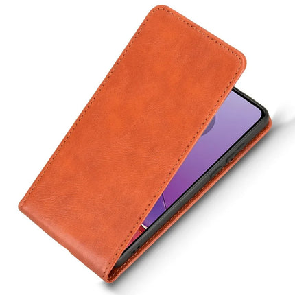 For Motorola Moto G84 5G Case with Card Slot Magnetic Vertical Flip Leather Phone Cover