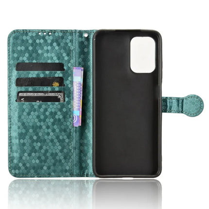 For Motorola Moto G05 4G  /  E15 4G Wallet Case Dot Pattern Imprint PU Leather Phone Cover