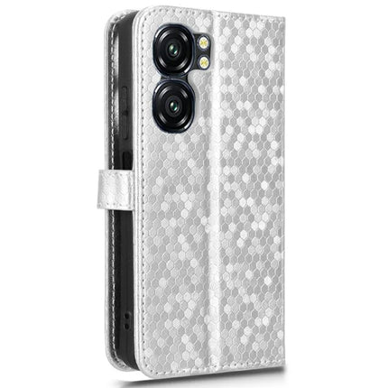 For Oukitel C58 Pro  /  C58 Wallet Case Dot Pattern Imprint PU Leather Phone Cover