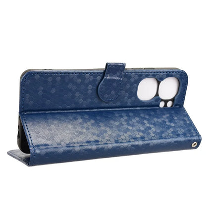 For Oukitel C58 Pro  /  C58 Wallet Case Dot Pattern Imprint PU Leather Phone Cover