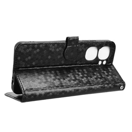 For Oukitel C58 Pro  /  C58 Wallet Case Dot Pattern Imprint PU Leather Phone Cover