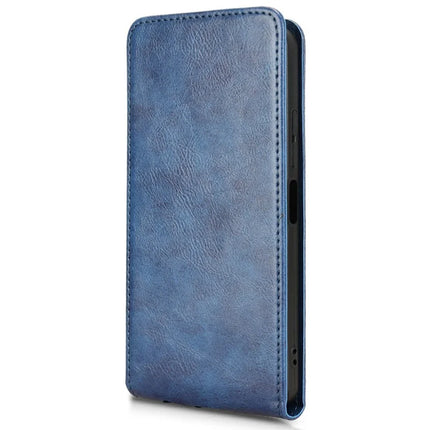 For Oukitel C58 Pro  /  C58 Case with Card Slot Magnetic Vertical Flip Leather Phone Cover