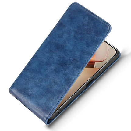 For Oukitel C58 Pro  /  C58 Case with Card Slot Magnetic Vertical Flip Leather Phone Cover