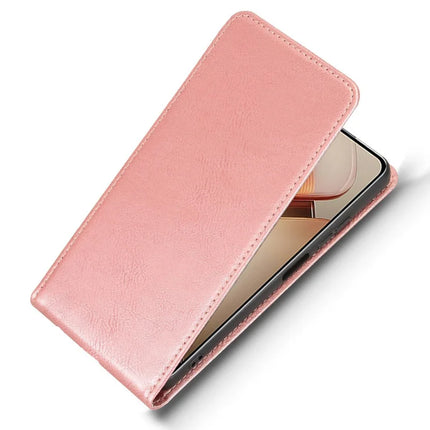 For Oukitel C58 Pro  /  C58 Case with Card Slot Magnetic Vertical Flip Leather Phone Cover