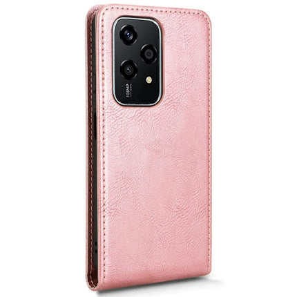 For Honor 200 Lite Case with Card Slot Magnetic Vertical Flip Leather Phone Cover