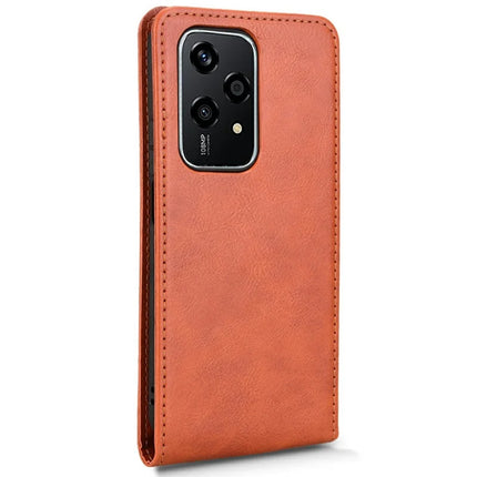 For Honor 200 Lite Case with Card Slot Magnetic Vertical Flip Leather Phone Cover