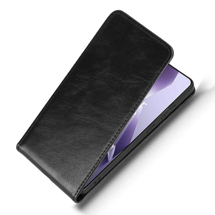 Leather Case For OnePlus 13R 5G  /  Ace 5 5G  /  Ace 5 Pro 5G Magnetic Vertical Flip Phone Cover with Card Slot