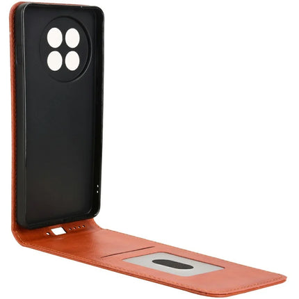 Leather Case For OnePlus 13R 5G  /  Ace 5 5G  /  Ace 5 Pro 5G Magnetic Vertical Flip Phone Cover with Card Slot