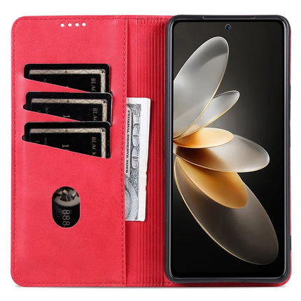 AZNS For Honor 300 Case Cowhide Texture PU Leather Wallet Phone Cover