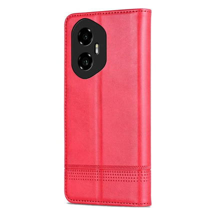 AZNS For Honor 300 Case Cowhide Texture PU Leather Wallet Phone Cover