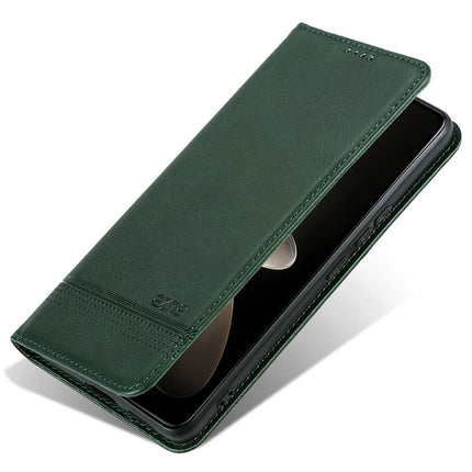 AZNS For Honor 300 Case Cowhide Texture PU Leather Wallet Phone Cover