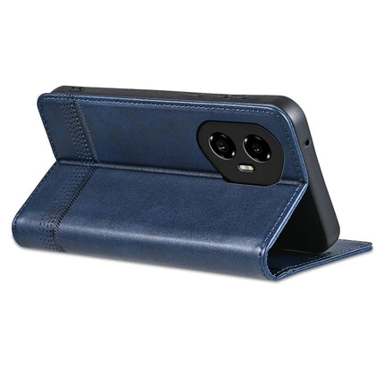 AZNS For Honor 300 Case Cowhide Texture PU Leather Wallet Phone Cover