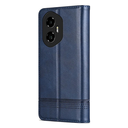 AZNS For Honor 300 Case Cowhide Texture PU Leather Wallet Phone Cover
