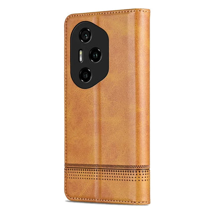 AZNS For Honor 300 Pro Case Cowhide Texture PU Leather Wallet Phone Cover