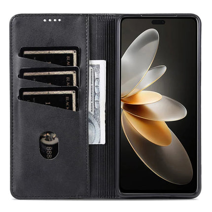 AZNS For Honor 300 Ultra Case Cowhide Texture PU Leather Wallet Phone Cover