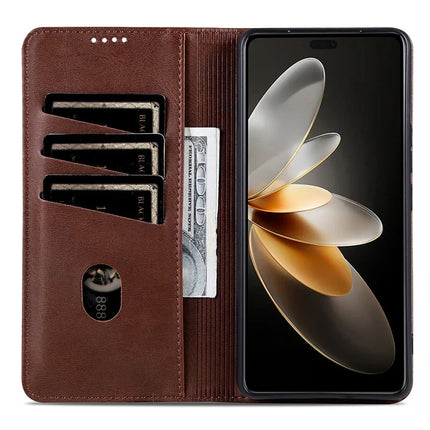 AZNS For Honor 300 Ultra Case Cowhide Texture PU Leather Wallet Phone Cover