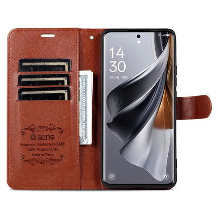 AZNS For Oppo A5 Pro 5G Case Anti-Scratch PU Leather Stand Wallet Phone Cover