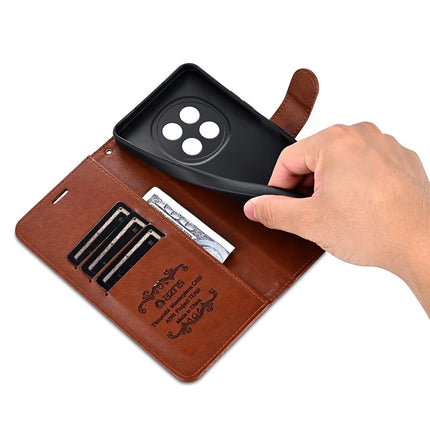 AZNS For Oppo A5 Pro 5G Case Anti-Scratch PU Leather Stand Wallet Phone Cover