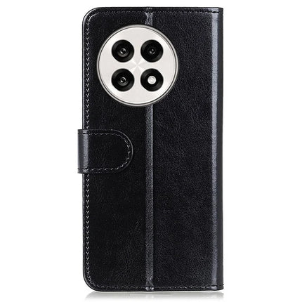 For OnePlus 13R 5G / Ace 5 5G Case Crazy Horse Texture PU Leather Phone Stand Cover