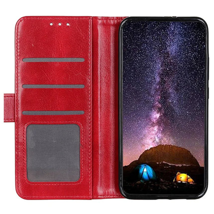 For OnePlus 13R 5G / Ace 5 5G Case Crazy Horse Texture PU Leather Phone Stand Cover
