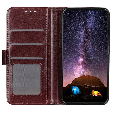 For OnePlus 13R 5G / Ace 5 5G Case Crazy Horse Texture PU Leather Phone Stand Cover