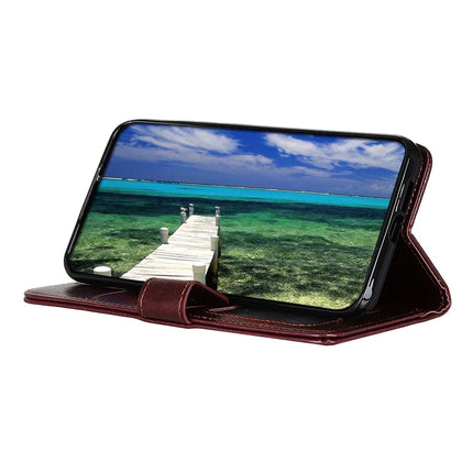 For OnePlus 13R 5G / Ace 5 5G Case Crazy Horse Texture PU Leather Phone Stand Cover