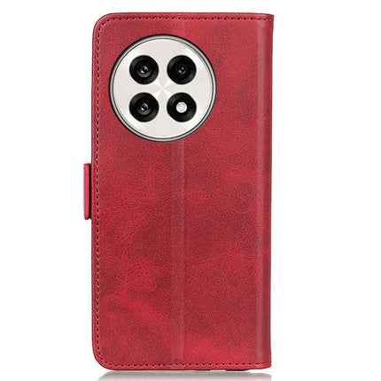 For OnePlus 13R 5G / Ace 5 5G Case Stand Cowhide Texture PU Leather Phone Cover