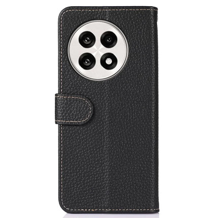KHAZNEH Phone Case for OnePlus 13R 5G / Ace 5 5G / Ace 5 Pro 5G Genuine Cow Leather Flip Cover