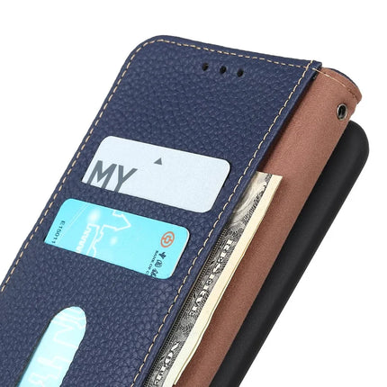 KHAZNEH Phone Case for OnePlus 13R 5G / Ace 5 5G / Ace 5 Pro 5G Genuine Cow Leather Flip Cover