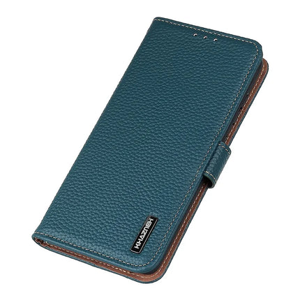 KHAZNEH Phone Case for OnePlus 13R 5G / Ace 5 5G / Ace 5 Pro 5G Genuine Cow Leather Flip Cover