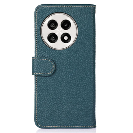 KHAZNEH Phone Case for OnePlus 13R 5G / Ace 5 5G / Ace 5 Pro 5G Genuine Cow Leather Flip Cover