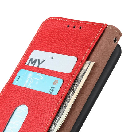 KHAZNEH Phone Case for OnePlus 13R 5G / Ace 5 5G / Ace 5 Pro 5G Genuine Cow Leather Flip Cover