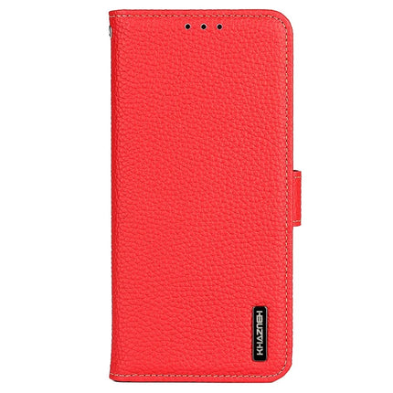 KHAZNEH Phone Case for OnePlus 13R 5G / Ace 5 5G / Ace 5 Pro 5G Genuine Cow Leather Flip Cover