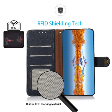 KHAZNEH Wallet Case for OnePlus 13R 5G / Ace 5 5G / Ace 5 Pro 5G Genuine Cow Leather Phone Cover