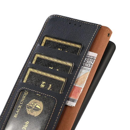 KHAZNEH Wallet Case for OnePlus 13R 5G / Ace 5 5G / Ace 5 Pro 5G Genuine Cow Leather Phone Cover
