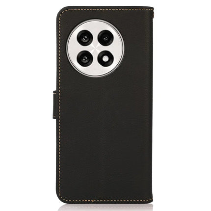 KHAZNEH Wallet Case for OnePlus 13R 5G / Ace 5 5G / Ace 5 Pro 5G Genuine Cow Leather Phone Cover