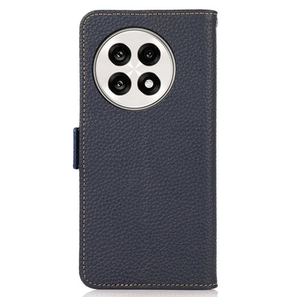 KHAZNEH Phone Case for OnePlus 13R 5G / Ace 5 5G / Ace 5 Pro 5G Genuine Cow Leather Cover RFID Blocking