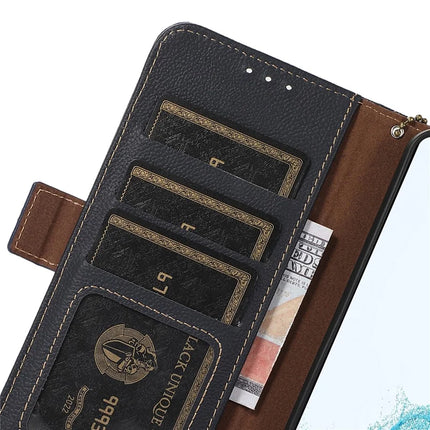 Phone Case For OnePlus 13R 5G / Ace 5 5G / Ace 5 Pro 5G RFID Blocking Genuine Cow Leather Cover