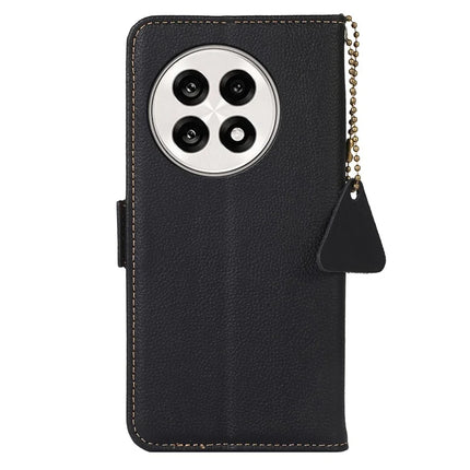 Phone Case For OnePlus 13R 5G / Ace 5 5G / Ace 5 Pro 5G RFID Blocking Genuine Cow Leather Cover