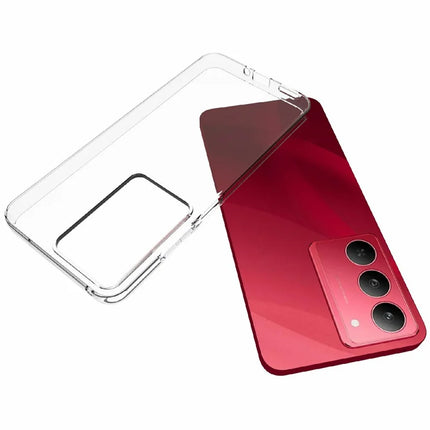 10Pcs  /  Pack For Realme 14x 5G  /  Realme V60 Pro Case Watermark Free TPU Protective Clear Phone Cover