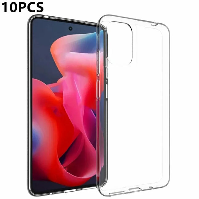 10Pcs  /  Pack For Motorola Moto G05 4G Case Watermark Free TPU Protective Clear Phone Cover