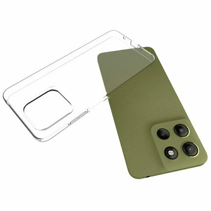10Pcs  /  Pack For Motorola Moto G15 4G Case Watermark Free TPU Protective Clear Phone Cover