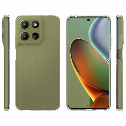 10Pcs  /  Pack For Motorola Moto G15 4G Case Watermark Free TPU Protective Clear Phone Cover
