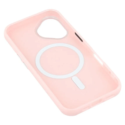 For iPhone 16 Case Compatible with MagSafe Glitter Design IMD TPU + PC Phone Back Cover