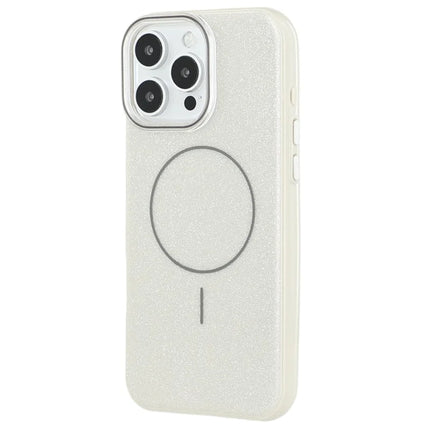 For iPhone 16 Pro Max Case Compatible with MagSafe Glitter Design IMD TPU + PC Phone Back Cover