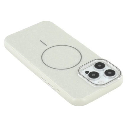 For iPhone 16 Pro Max Case Compatible with MagSafe Glitter Design IMD TPU + PC Phone Back Cover